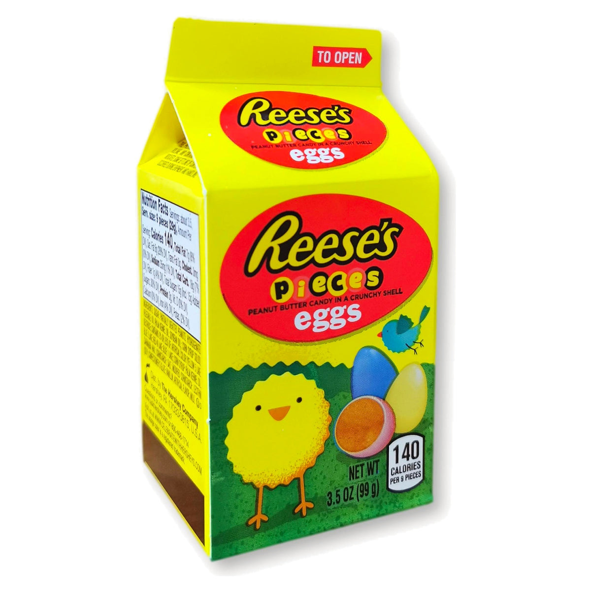 Reeses Pieces Pastel Eggs Mini Carton 3.5Oz (100G)