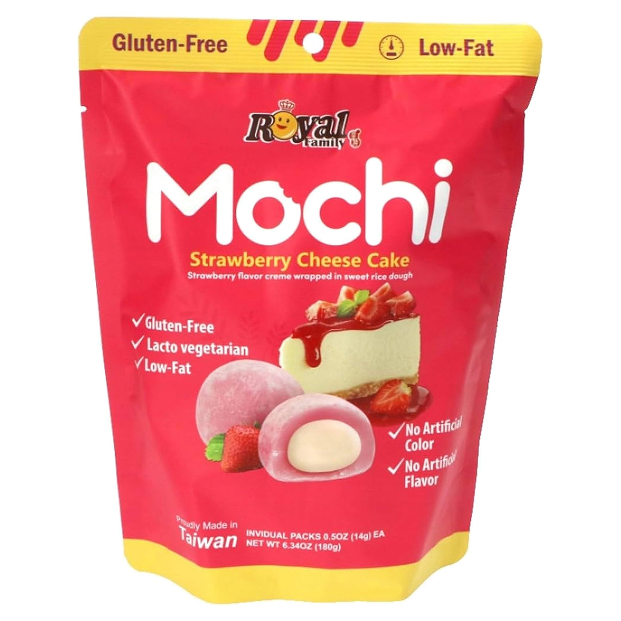Royal Family Mochi Strawberry Cheesecake 180G
