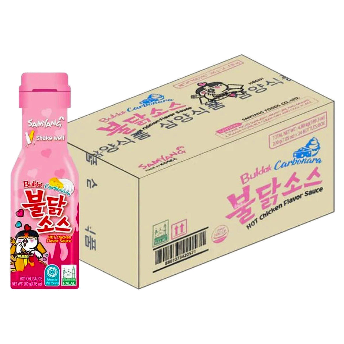 Samyang Hot Chicken Flavour Sauce Carbonara 200G (Case of 24)