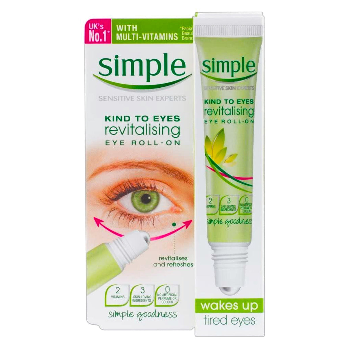 Simple Kind To Eyes Revitalising Eye Roll On 15 Ml