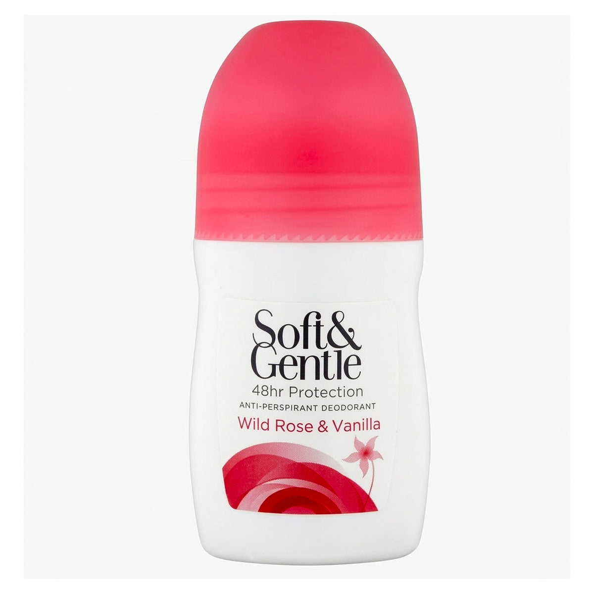 Soft & Gentle Roll On Deodorant Wild Rose & Vanilla 50ml