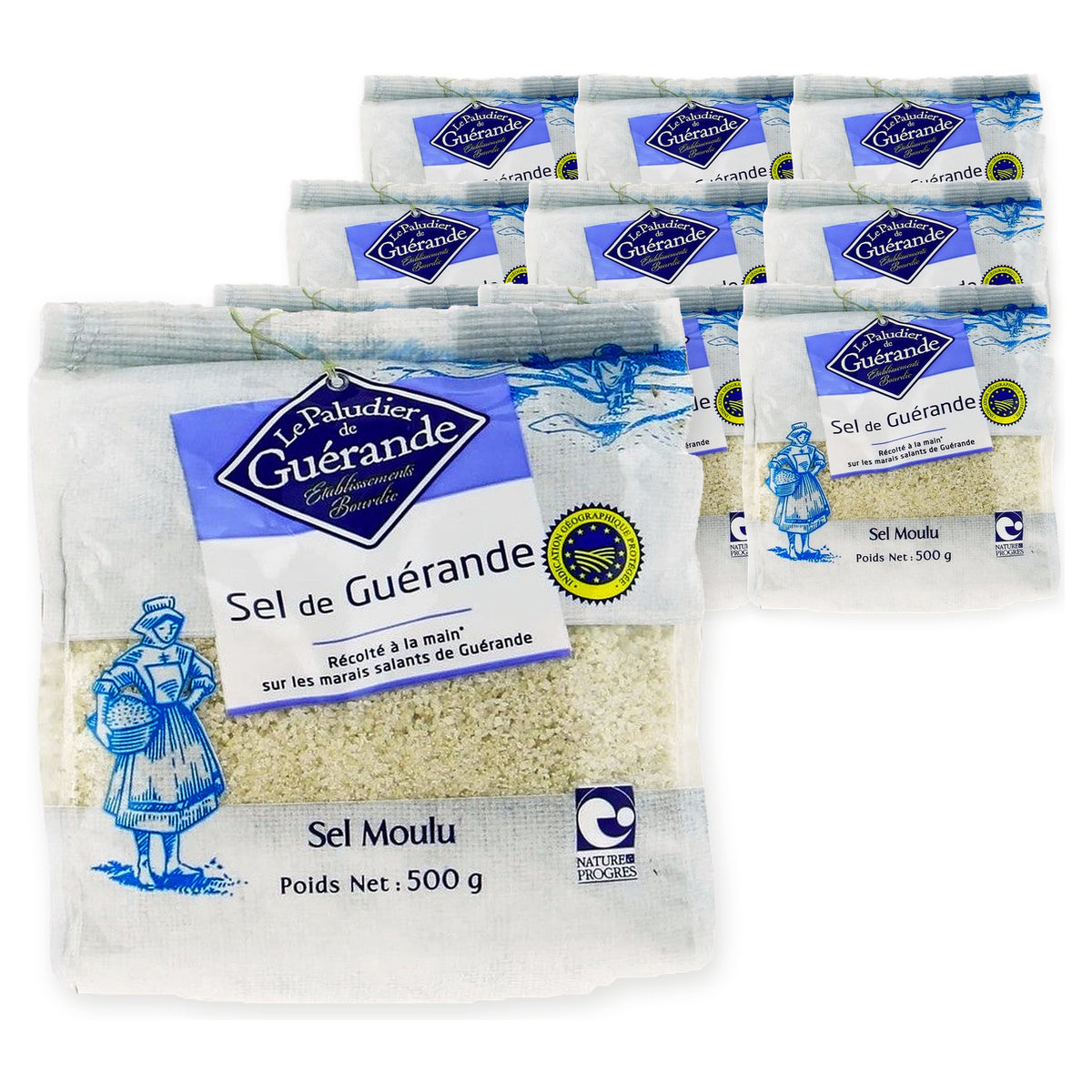 Celtic Sea Salt/Sel De Guerande Fine 500G (Case of 10) – case pack