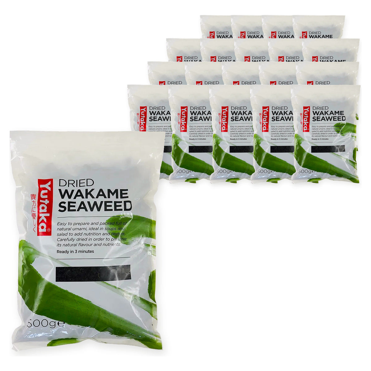 Yutaka Wakame Seaweed 500g (Case of 20) – case pack