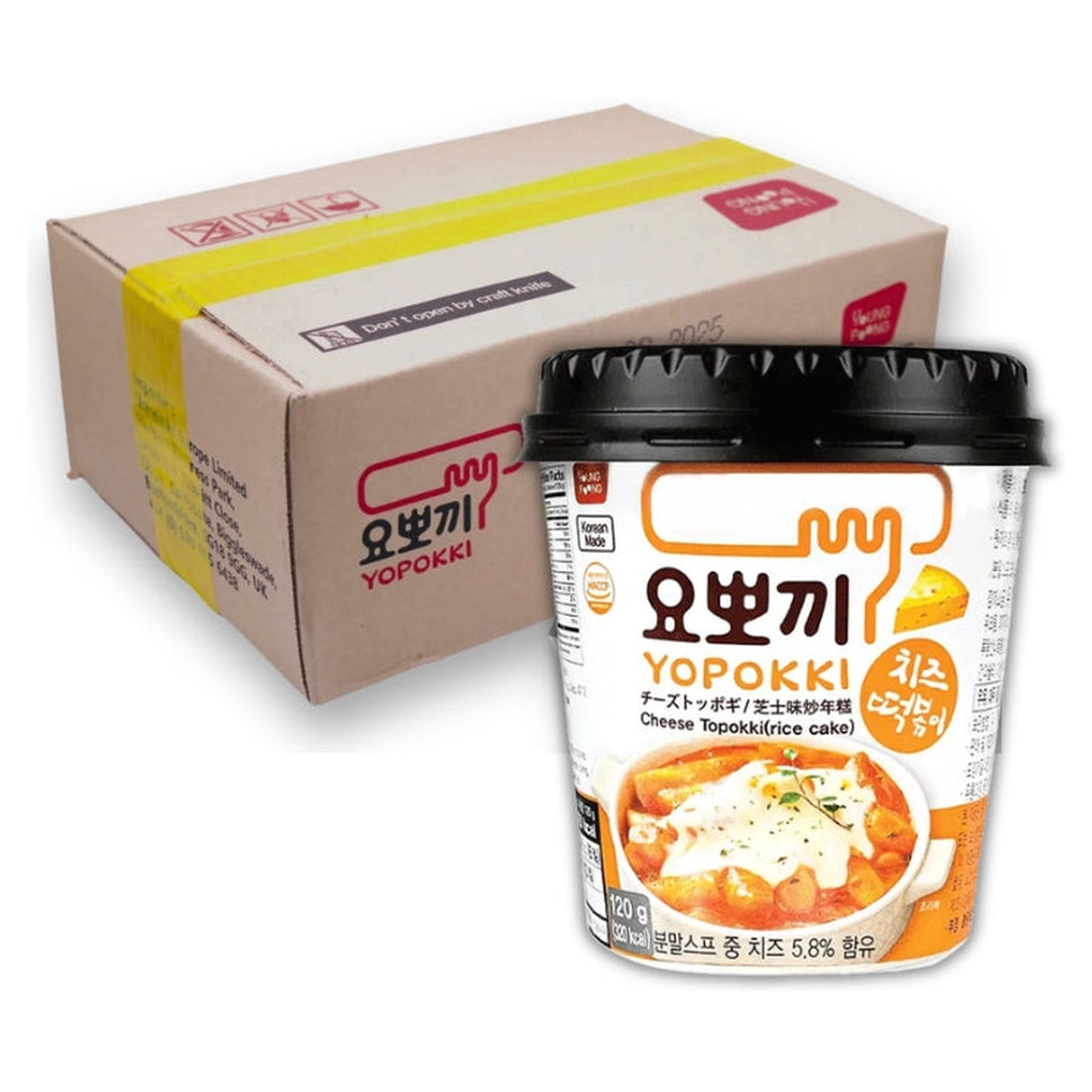 Young Poong Toppokki Cheese 120G (Case of 6)