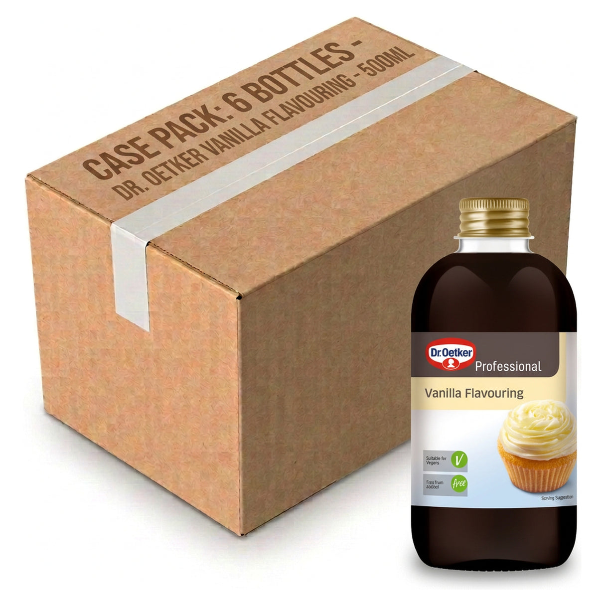 Dr Oetker Vanilla Flavouring 500ml (Case of 6)