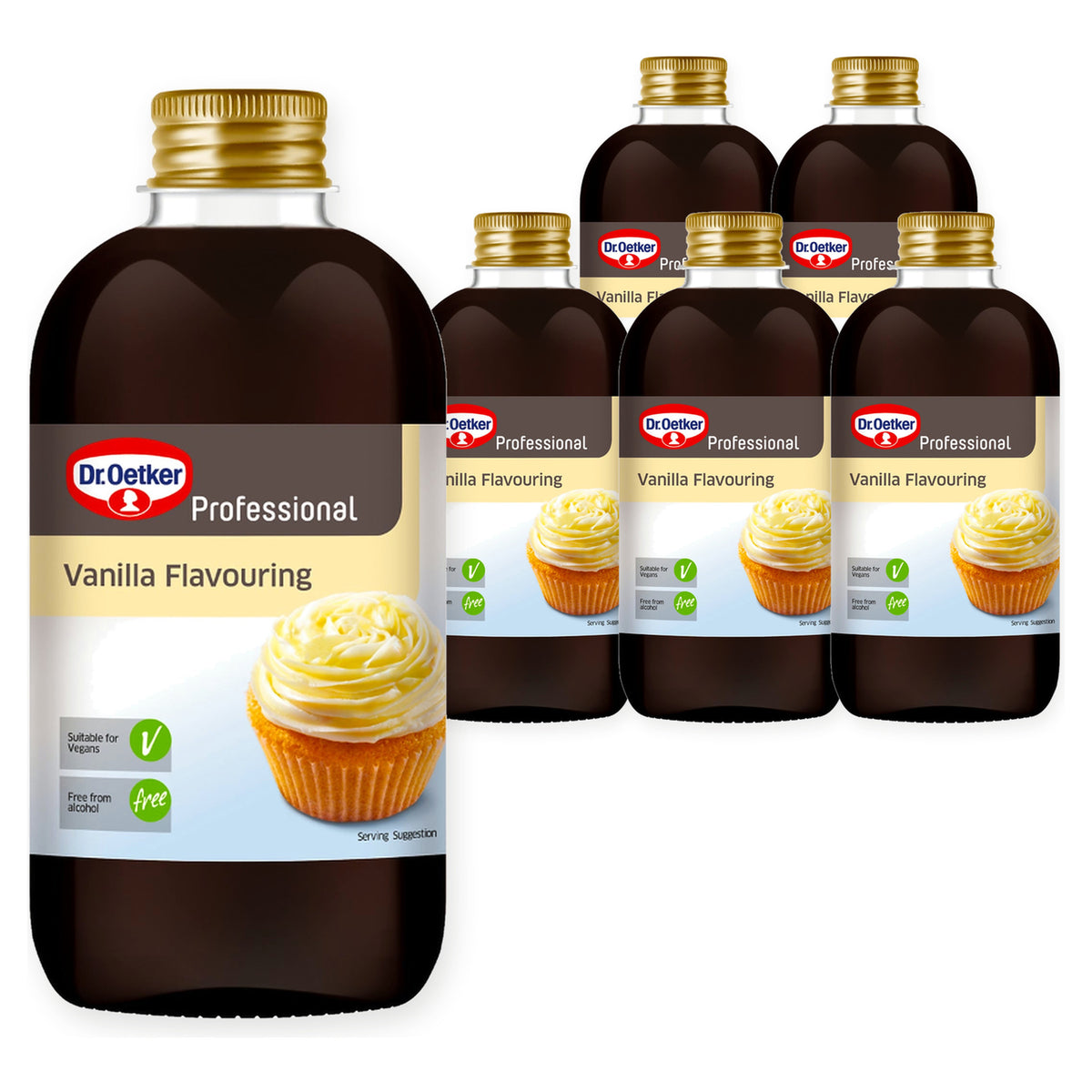 Dr Oetker Vanilla Flavouring 500ml (Case of 6) – case pack