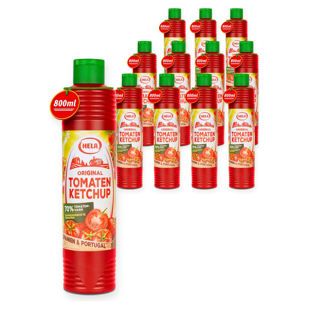 Hela Original Tomaten Ketchup 800ML (Case of 12) – case pack