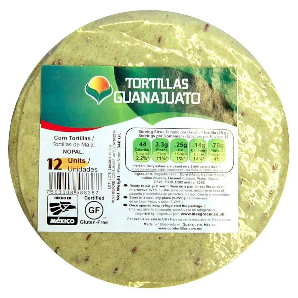 15CM Cactus Corn Tortillas 340G **Expiry Mar 2026**