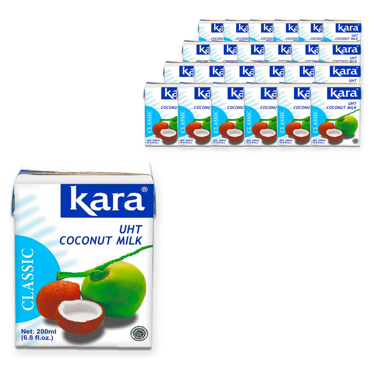Kara Classic Coconut Milk 200ML (Case of 25) – case pack