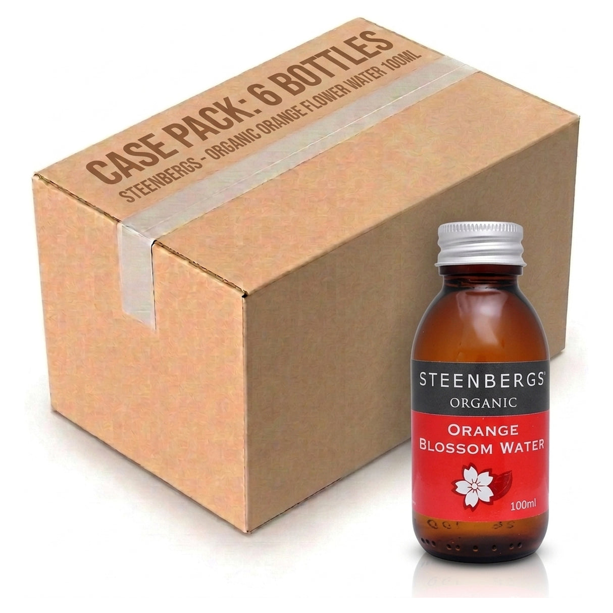 Steenbergs Organic Orange Flower Water 100ML (Case of 6)