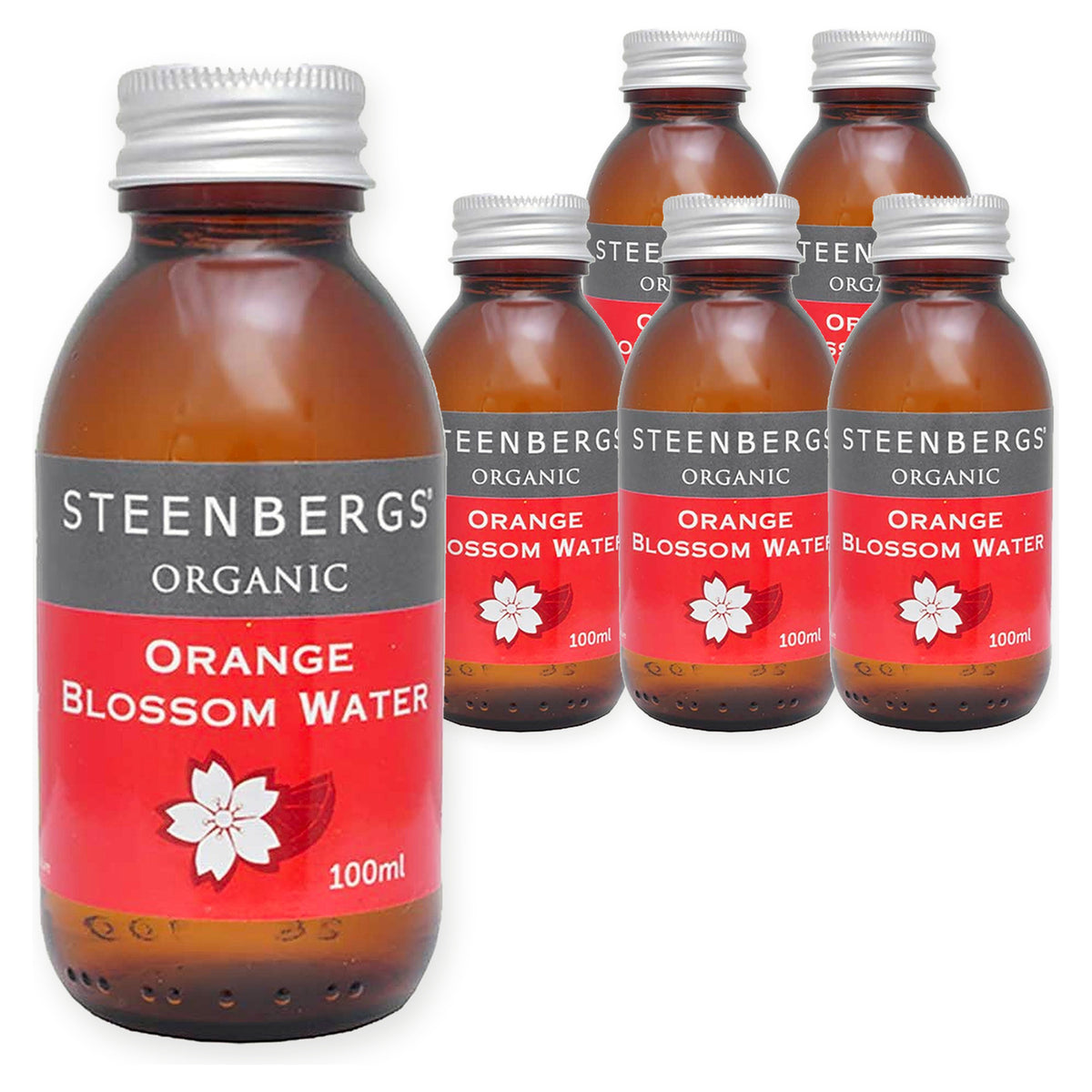Steenbergs Organic Orange Flower Water 100ML (Case of 6) – case pack