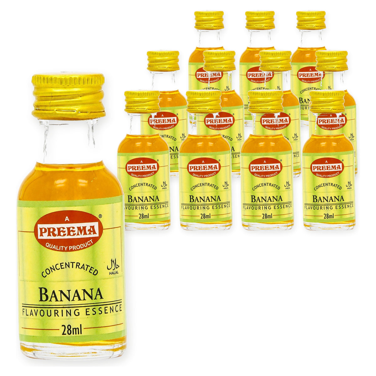 Preema Banana Flavouring Essence 28ML (Case of 12) – case pack