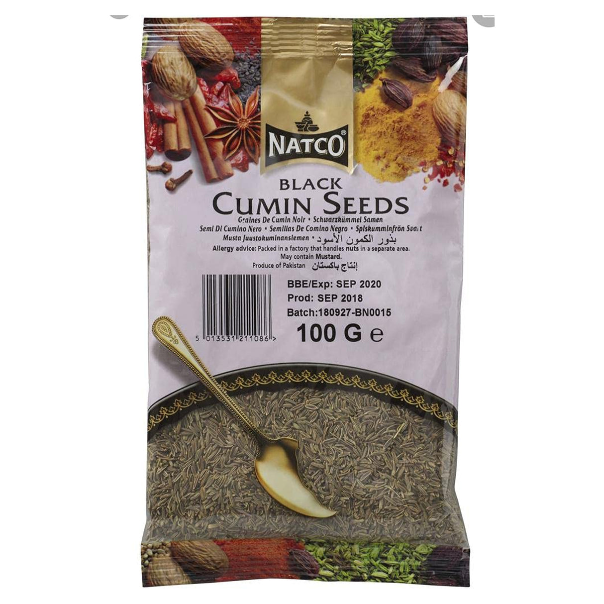 Natco Cumin Seeds Black 100G