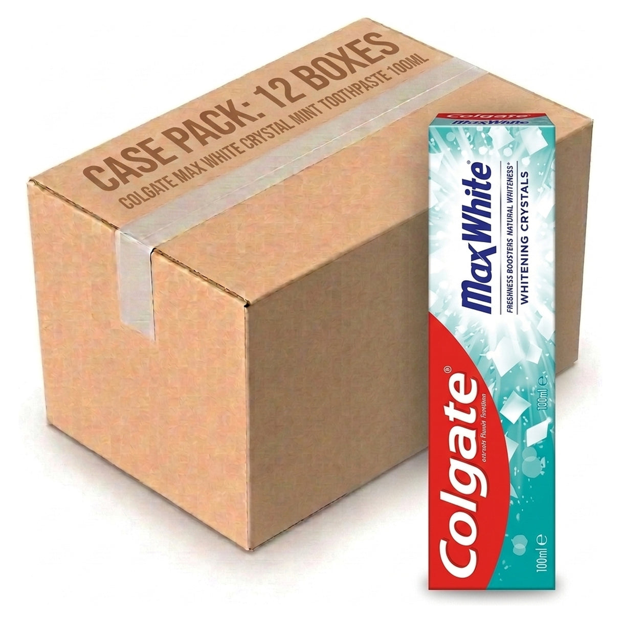 Colgate Max White Crystal Mint Toothpaste 100ML (Case of 12)