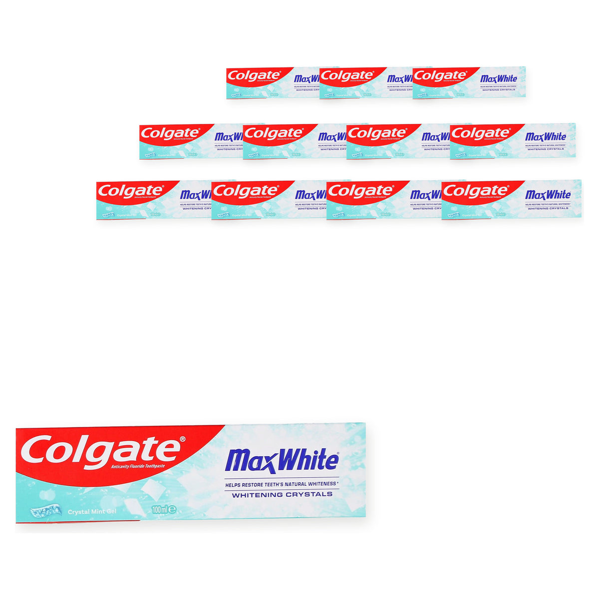 Colgate Max White Crystal Mint Toothpaste 100ML (Case of 12) – case pack