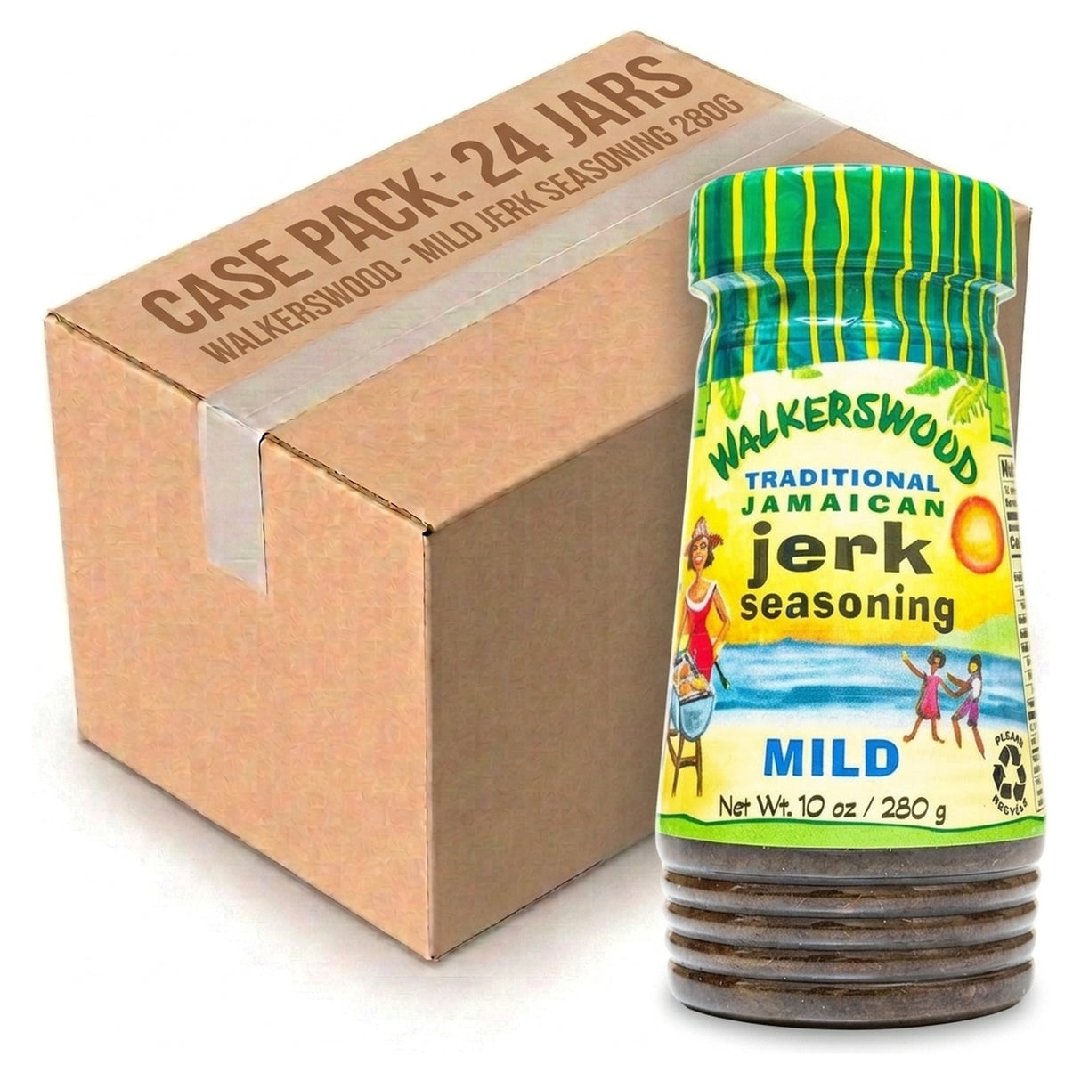 Walkerswood Mild Jerk Seasoning 280G (Case of 24)