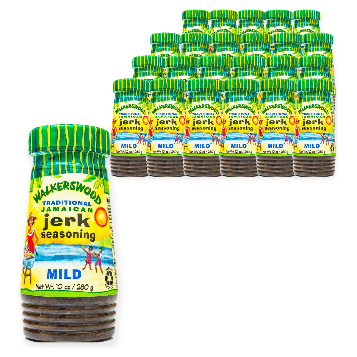 Walkerswood Mild Jerk Seasoning 280G (Case of 24) – case pack