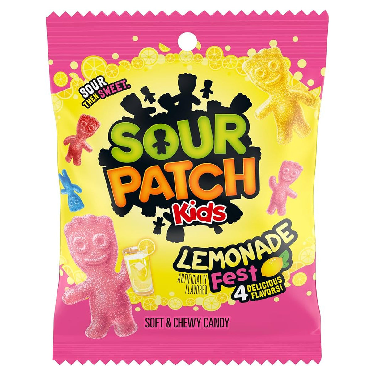 Sour Patch Kids Lemonade Fest Peg Bags 3.61oz (102G)