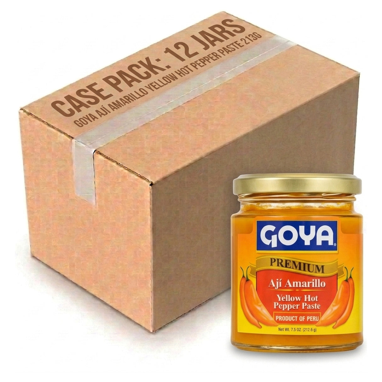 Goya Aji Amarillo Yellow Hot Pepper Paste 213G (Case of 12)