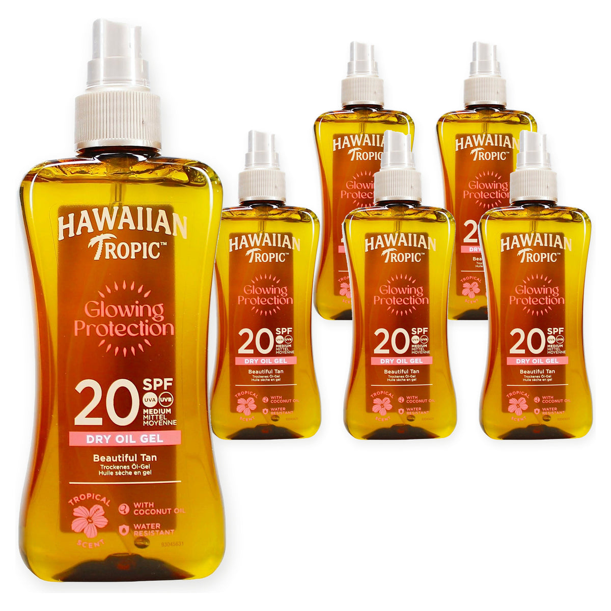 Hawaiian Tropic Protective Dry Oil Spray SPF 20 (200ML) (Case of 6) – case pack