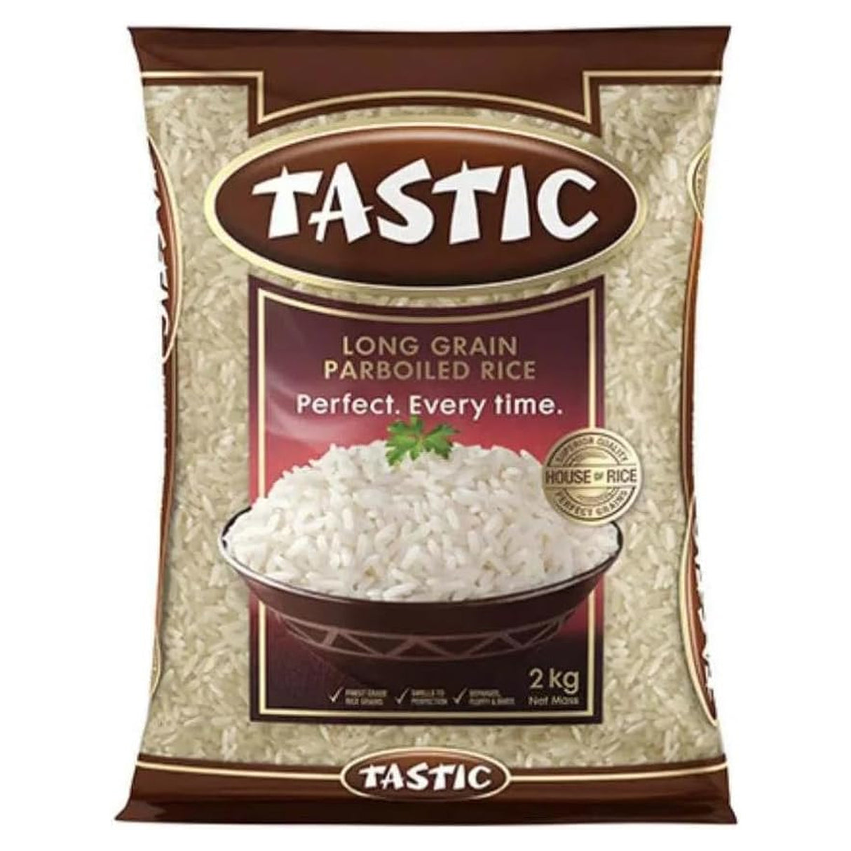 Tastic Parboiled Rice 2KG (Case of 10)