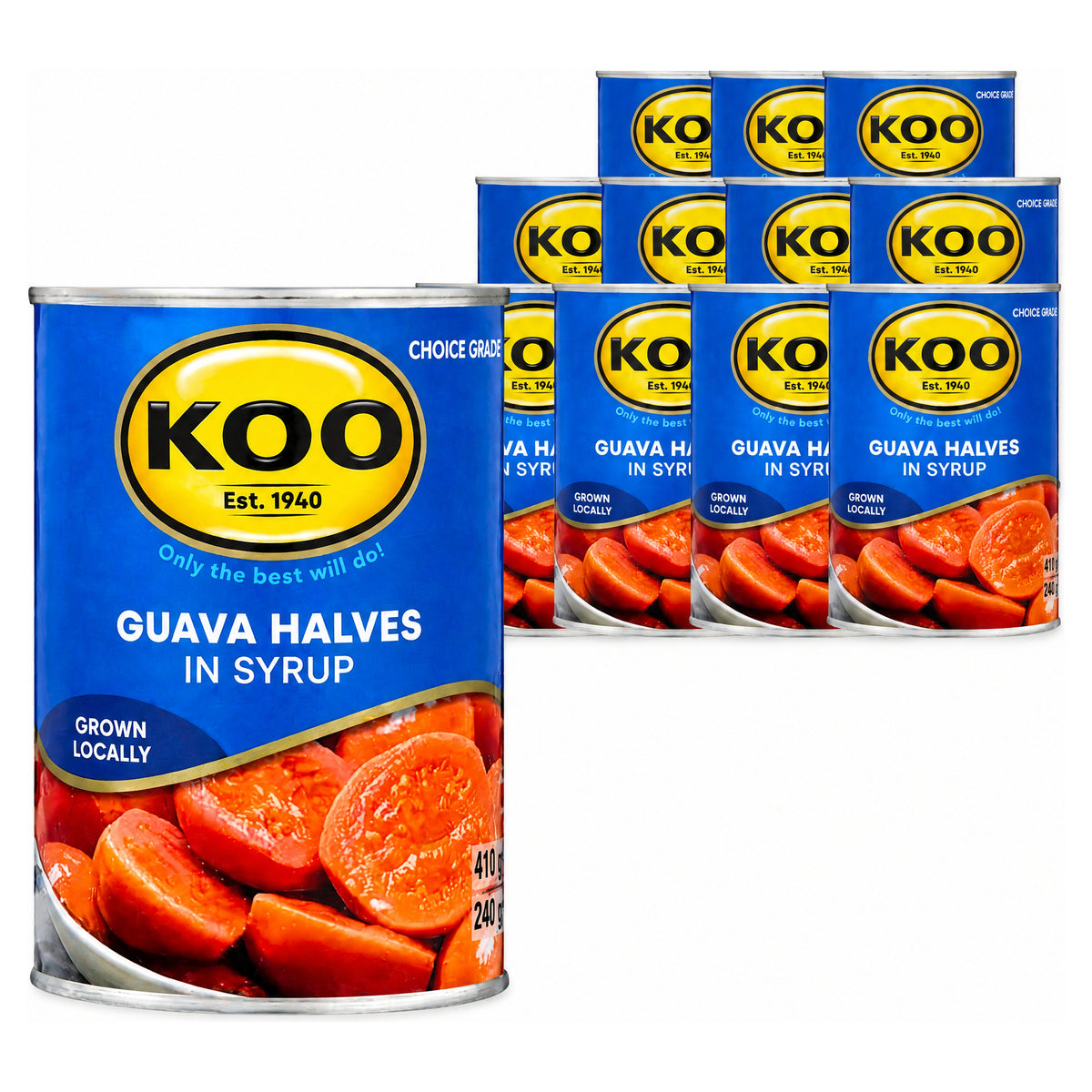 Koo Guava Halves In Syrup 410g (Case of 12)