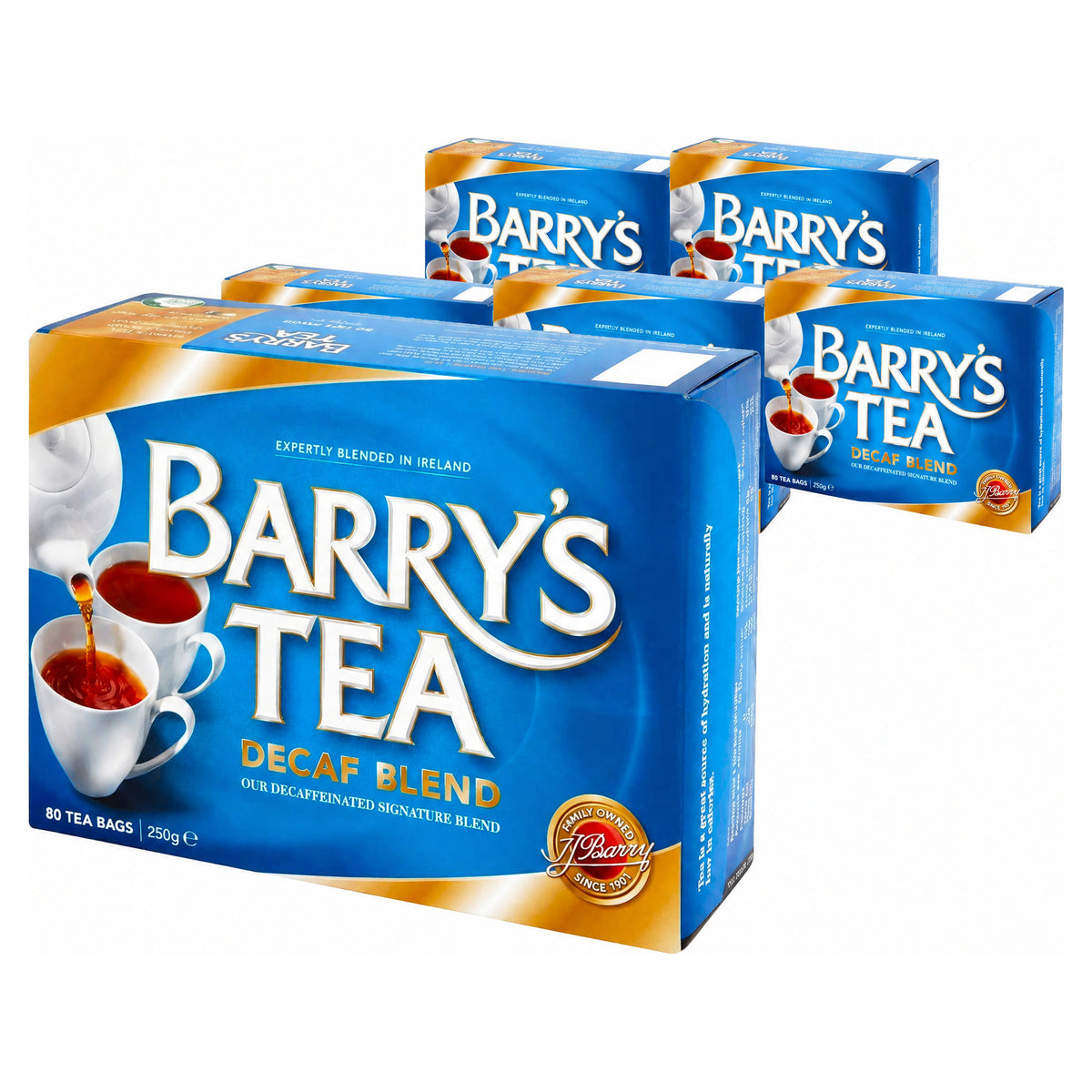 Barrys Decaf Teabags 80S (250G) (Case of 6)