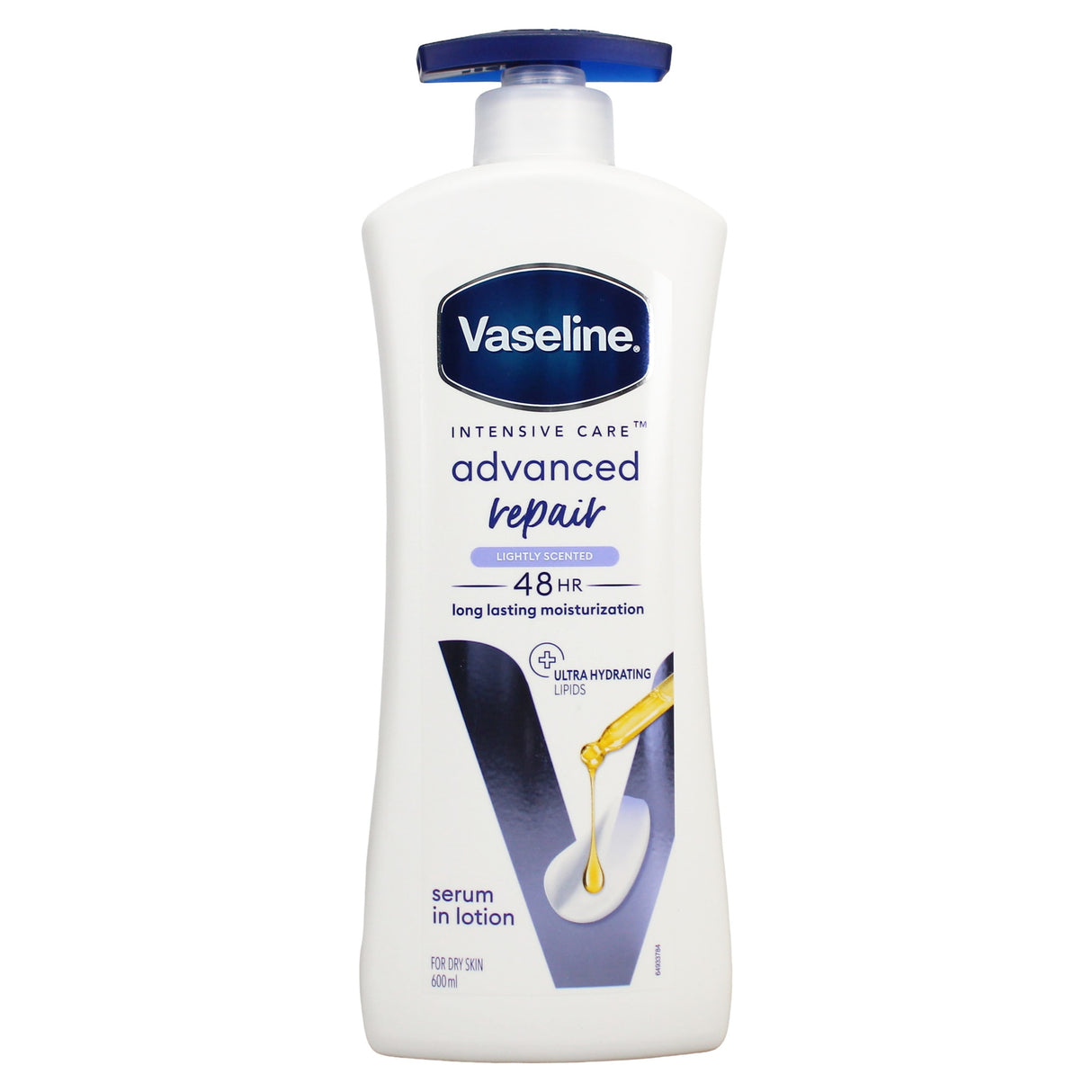 Vaseline Body Lotion Advanced Repair With Pump 600ML