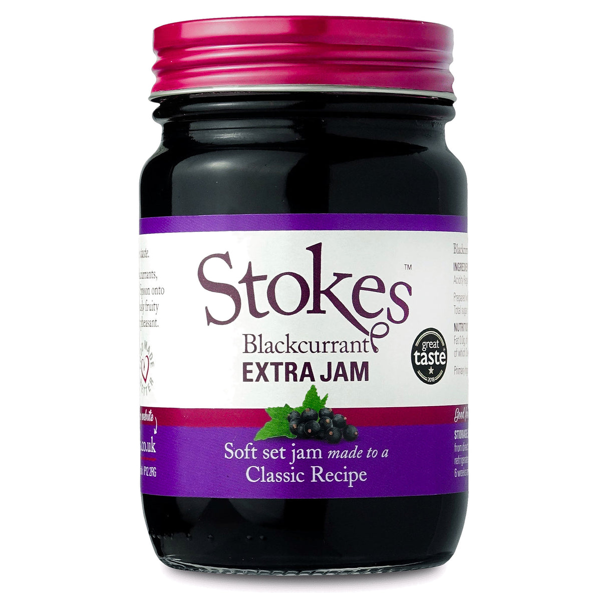 Stokes Blackcurrant Extra Jam 340G
