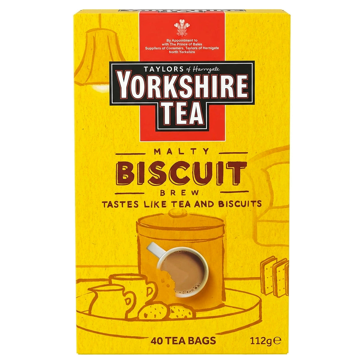 Taylors of Harrogate Biscuit Brew Yorkshire Tea 40s