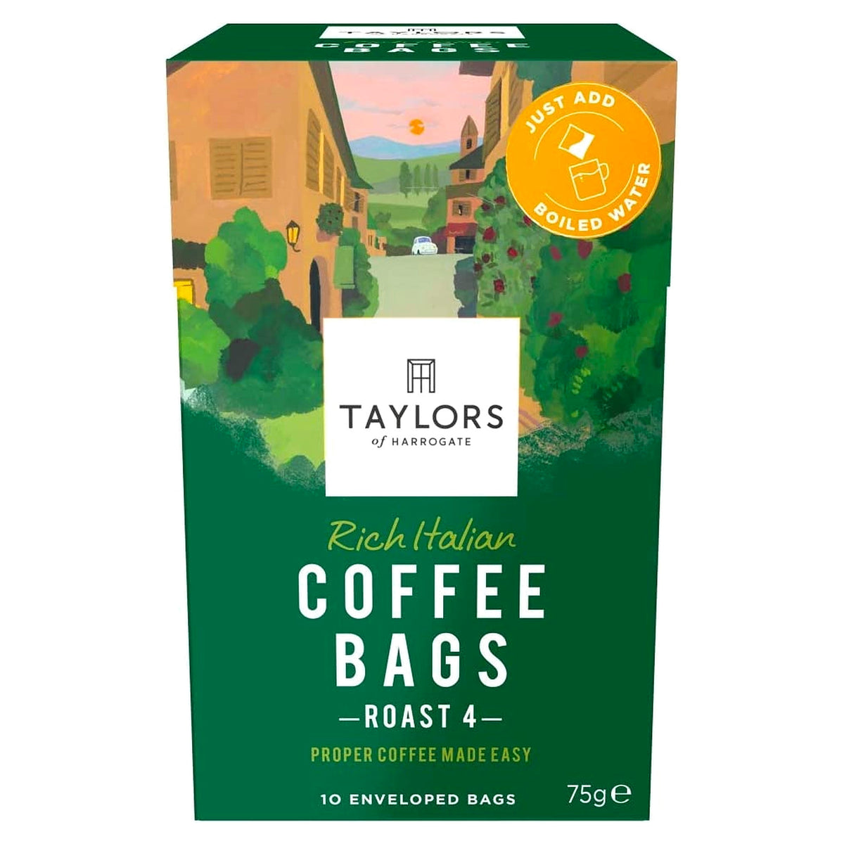 Taylors of Harrogate Rich Italian 10 Coffee Bags (75G)
