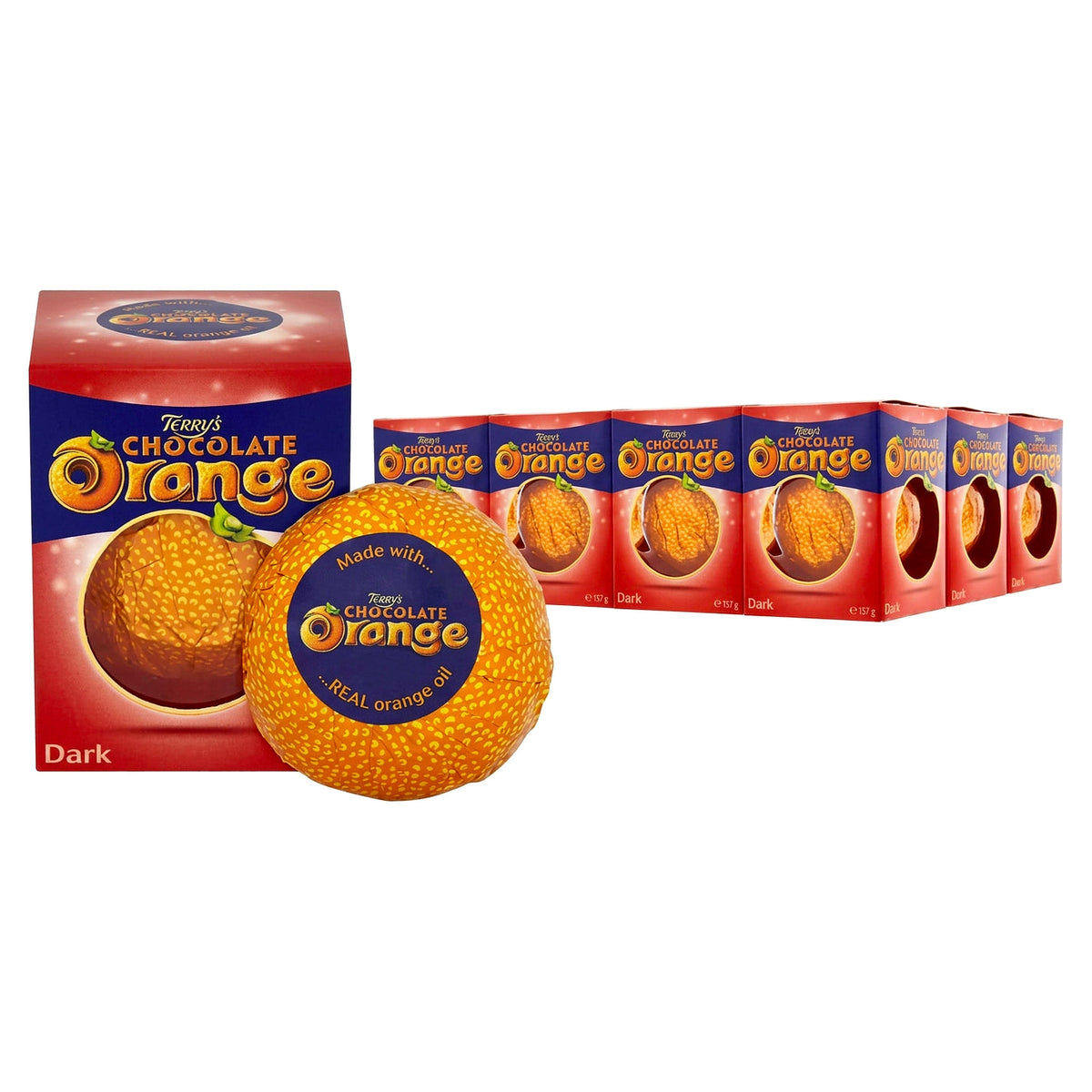 Terrys Dark Chocolate Orange 157G (Case 12)