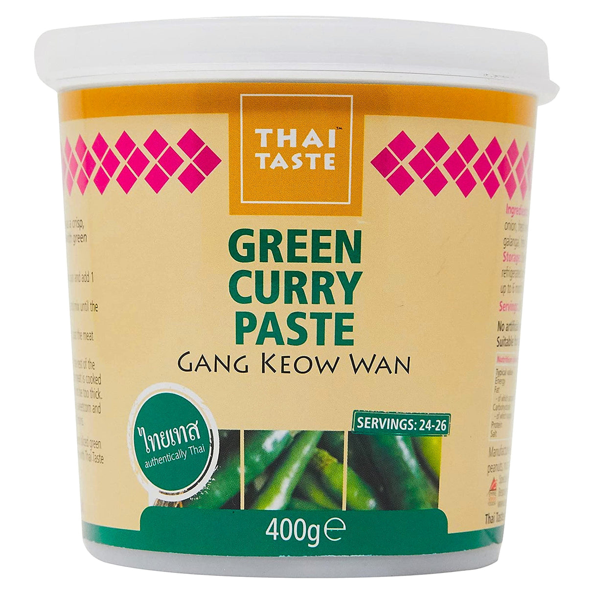 Thai Taste Green Curry Paste 400G