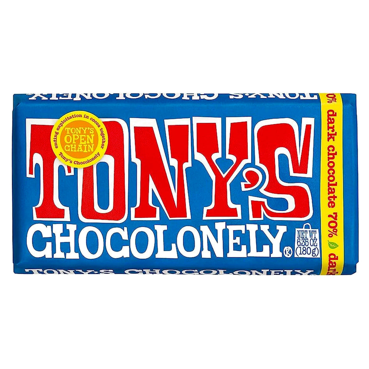Tony's Chocolonely - 70% Dark Chocolate 180G