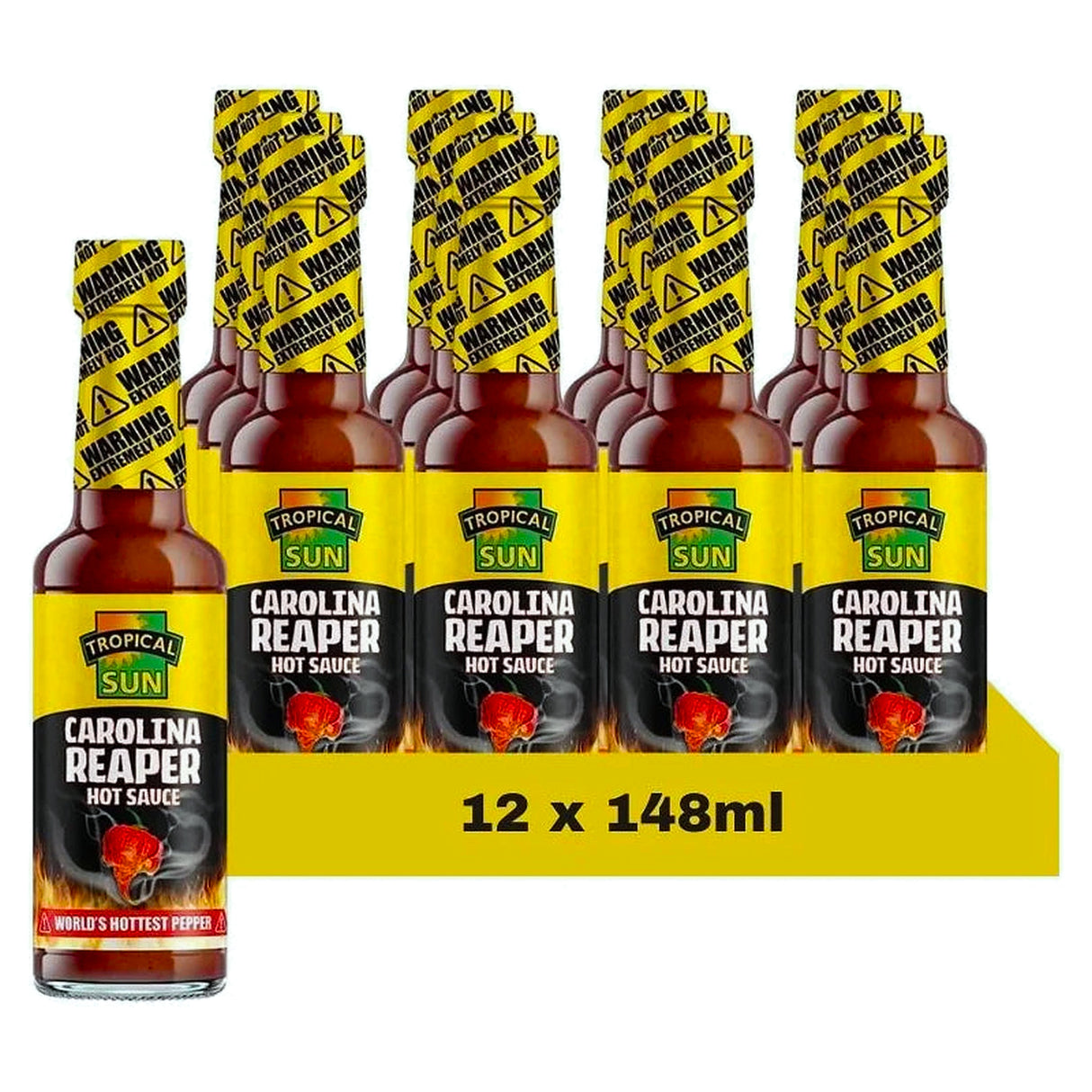 Tropical Sun Carolina Reaper Sauce 148ML (Case of 12)