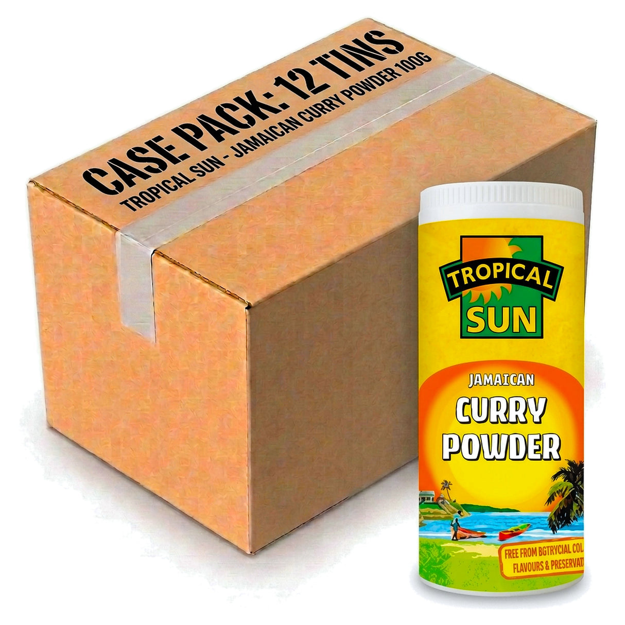 Tropical Sun Jamaican Curry Powder 100G (Case of 12)