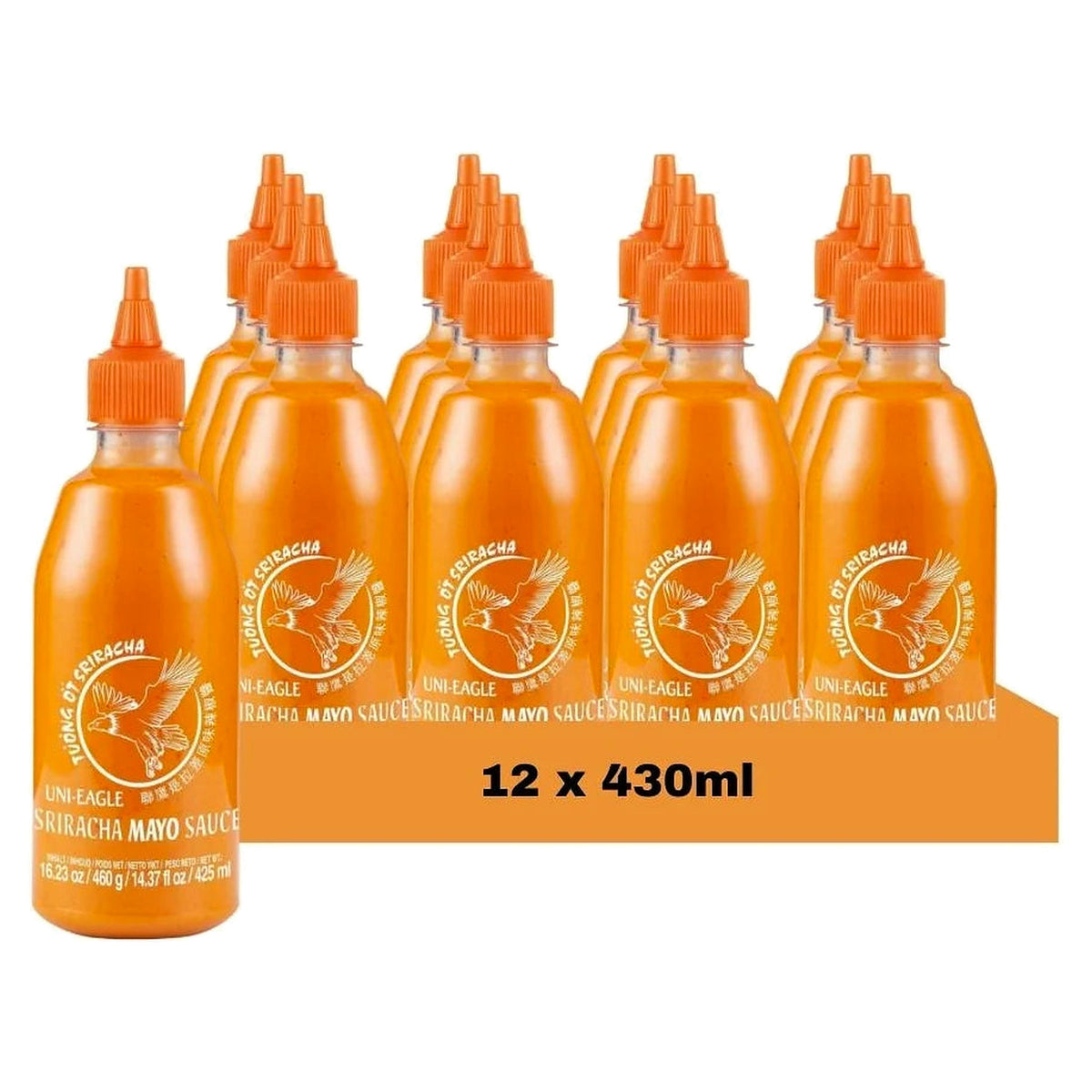 Uni-Eagle Sriracha Mayo Sauce 430ML (Case of 12)
