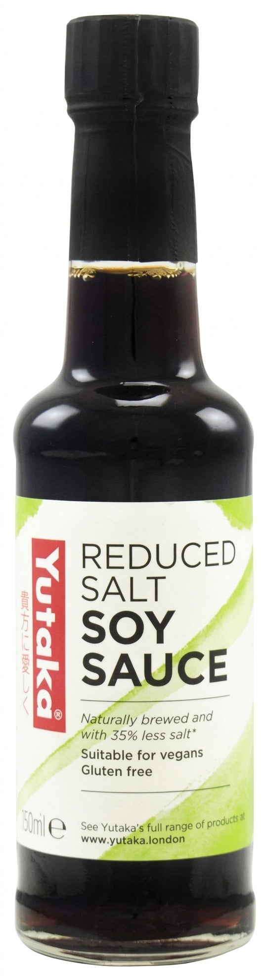 Yutaka Reduced Salt Gluten Free Soy Sauce 150ml **Expiry Sep 2024**