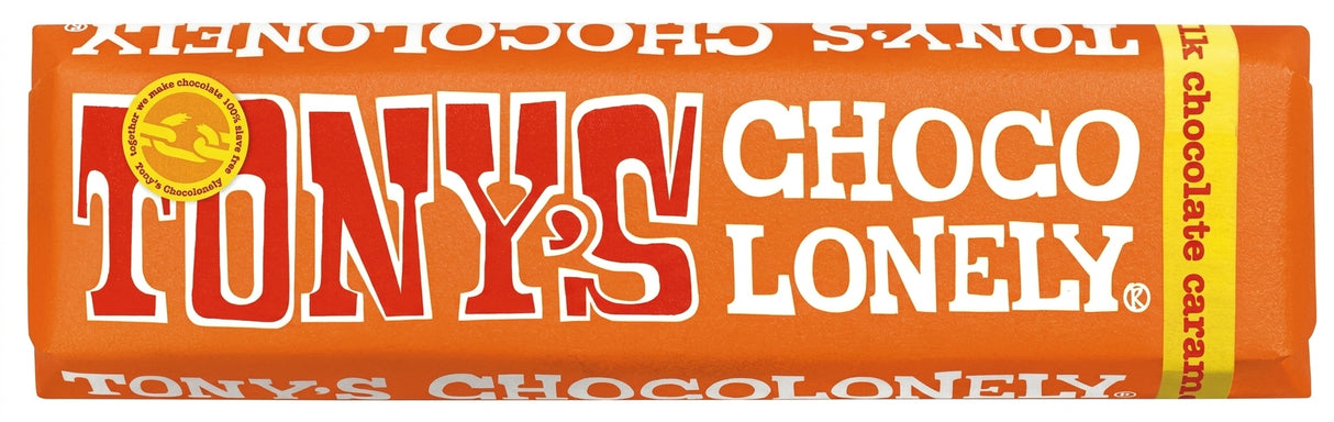 Tony's Chocolonely - SMALL Milk Choc Caramel Sea Salt 47g **Expiry Aug 2024**