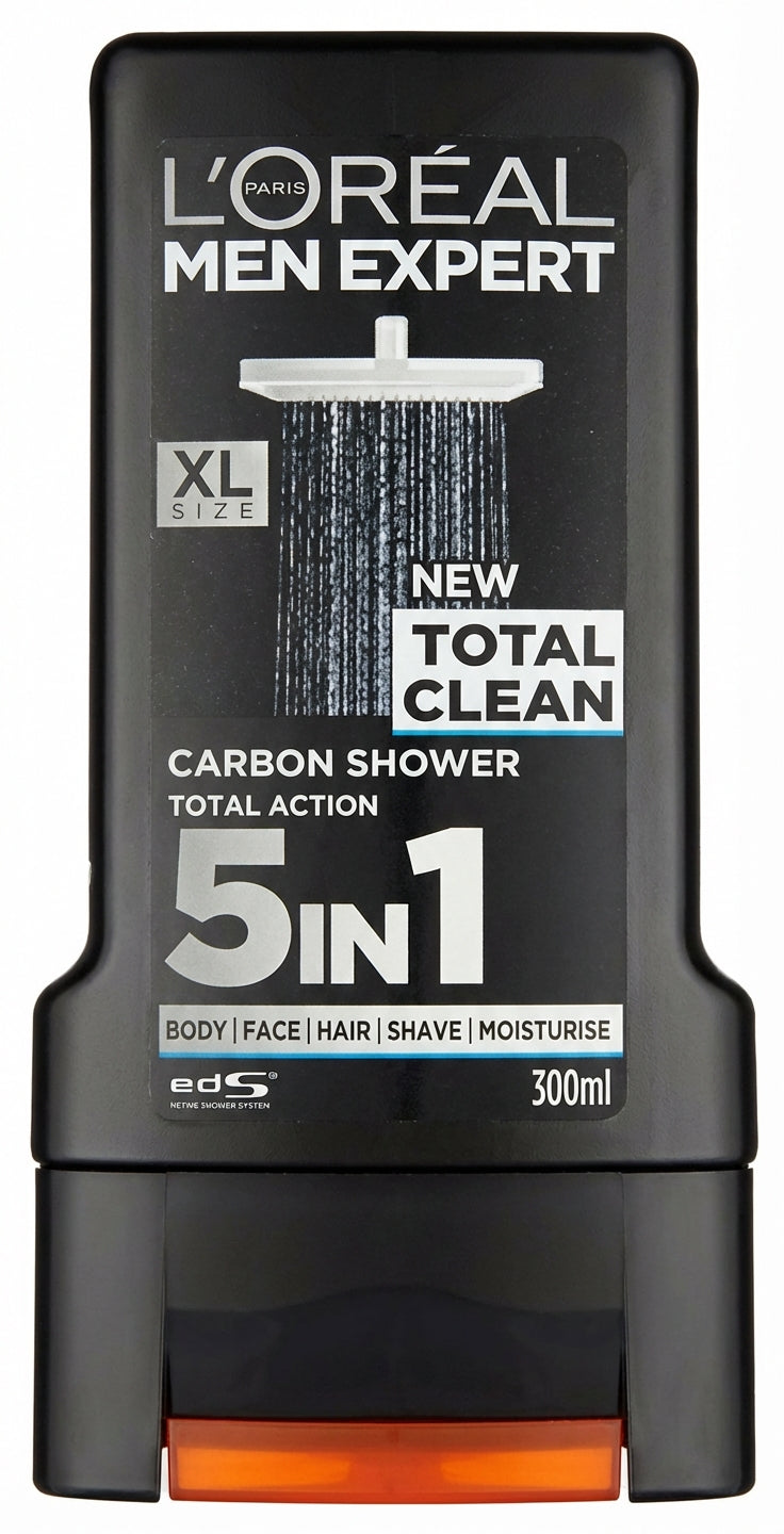L'Oreal Men Expert 5in1 Total Clean Shower Gel 300ML