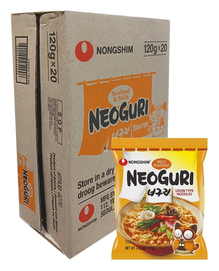 Nongshim Neoguri Seafood Mild 120G (Case of 20)