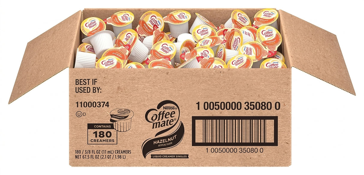 Coffee-Mate Liquid Hazelnut Creamer 180s (0.375oz)