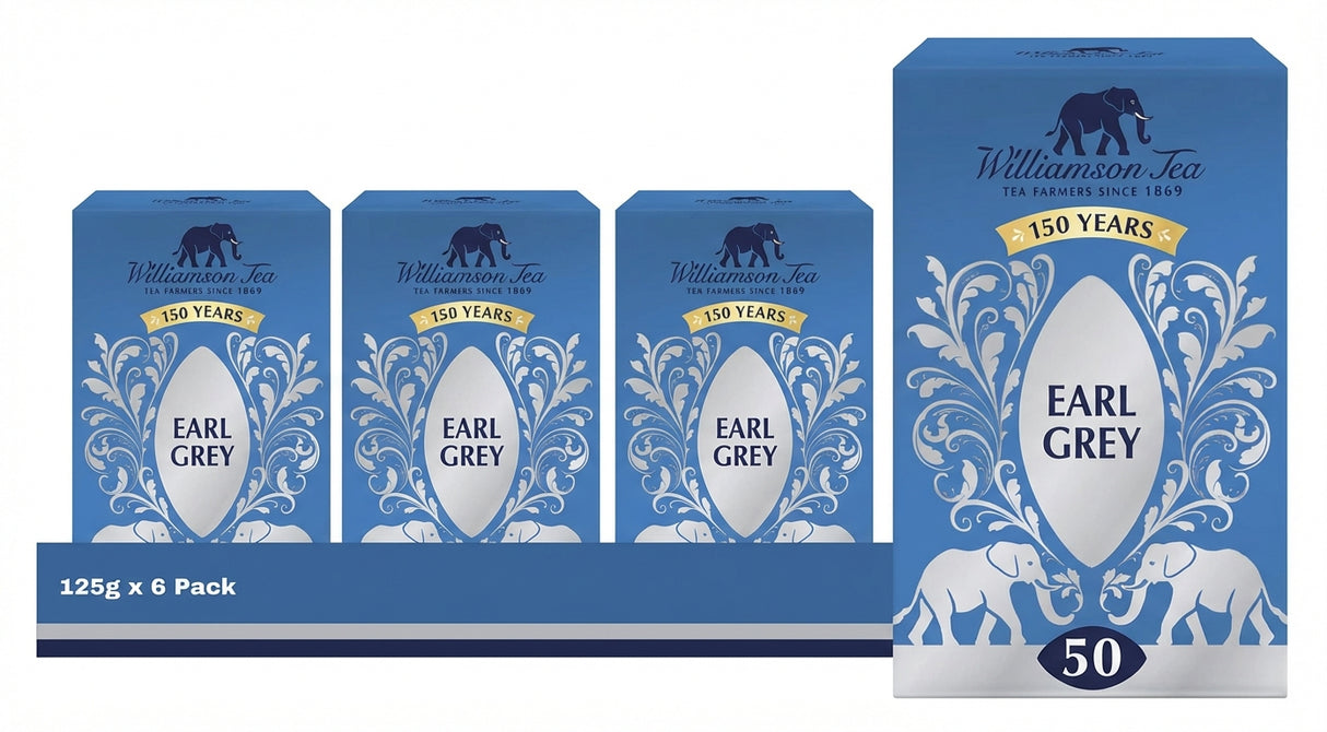 Williamson Tea Earl Grey 50 Teabags (Case of 6)