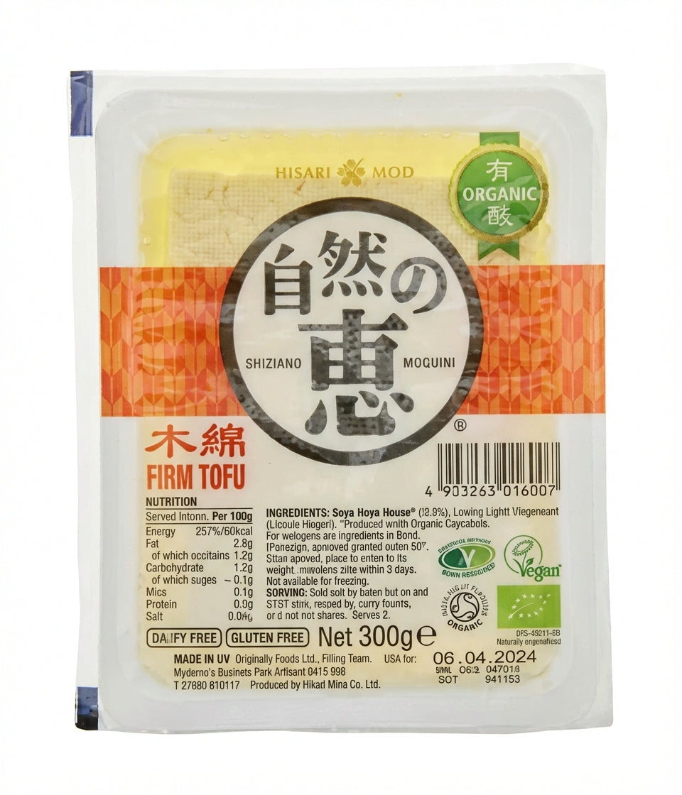Shizenno Megumi Organic Tofu Firm (Momen) 300G