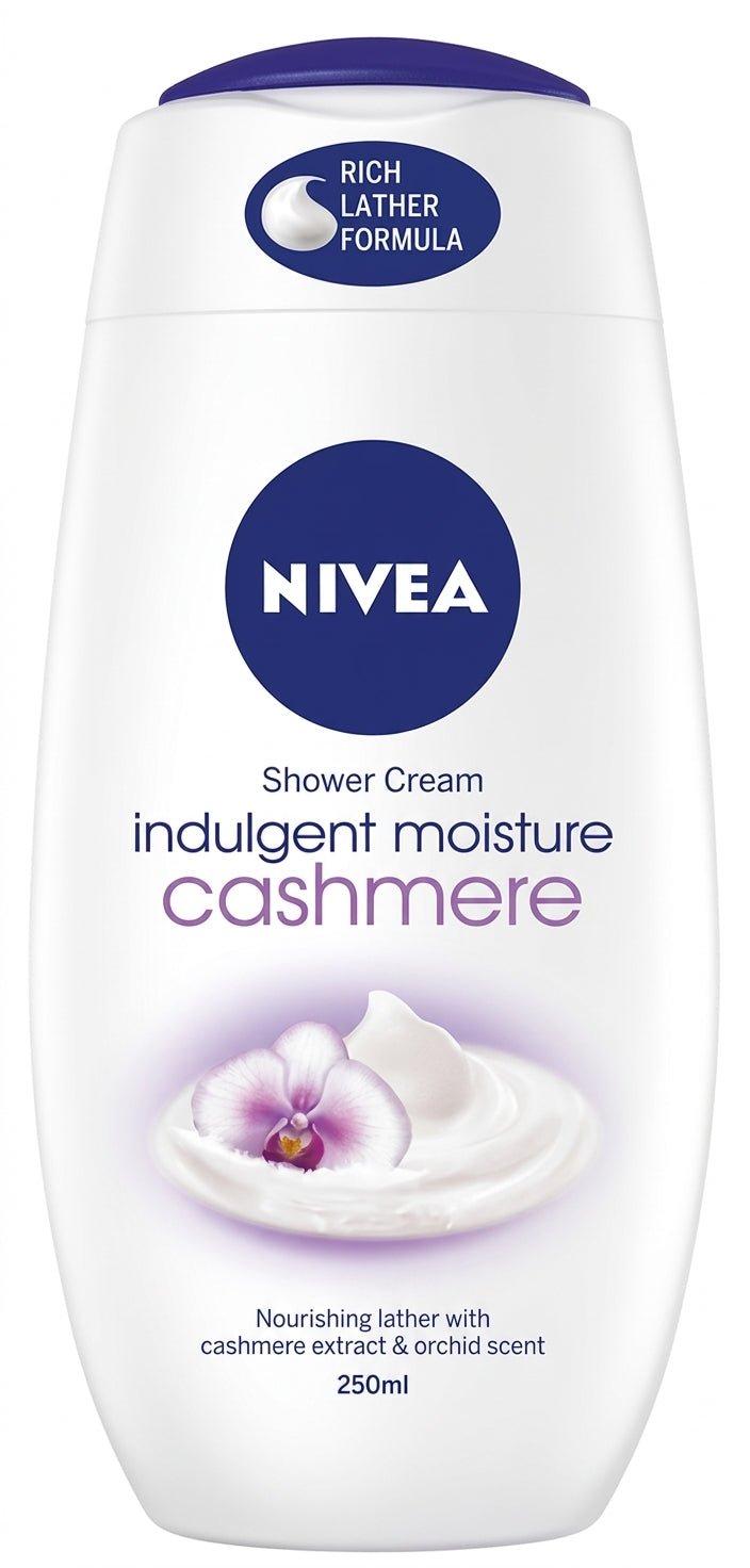Nivea Shower Cream Cashmere & Cotton Seed 250ML