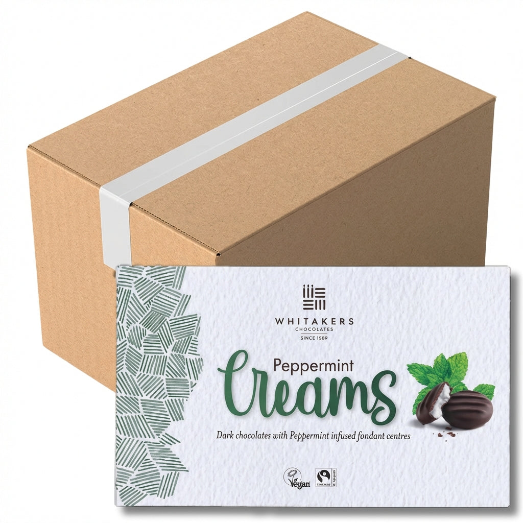 Whitakers Mint Fondant Creams 150G (Case of 14)