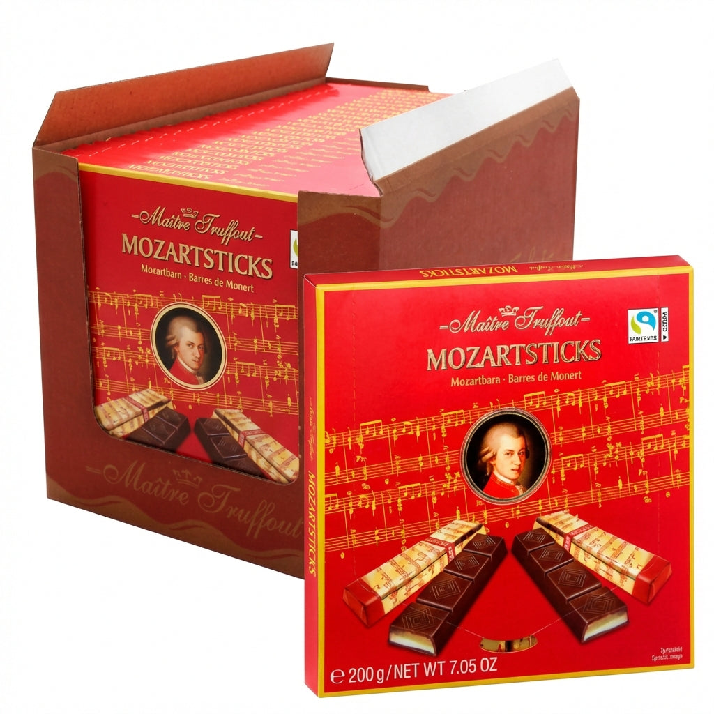 Maître Truffout Mozart Bars 200G (Case of 25)