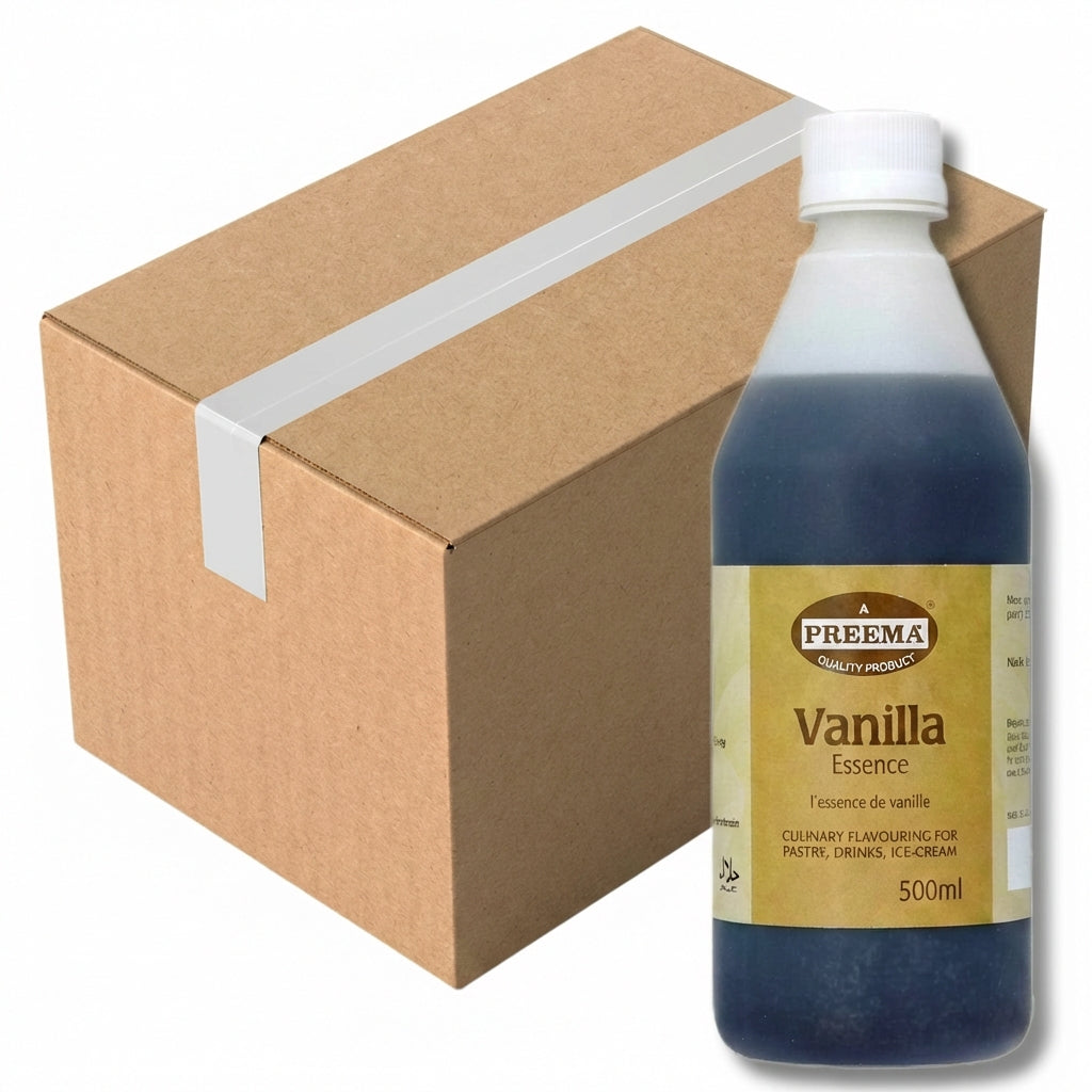 Preema Vanilla Flavouring Essence 500ML (Case of 12)