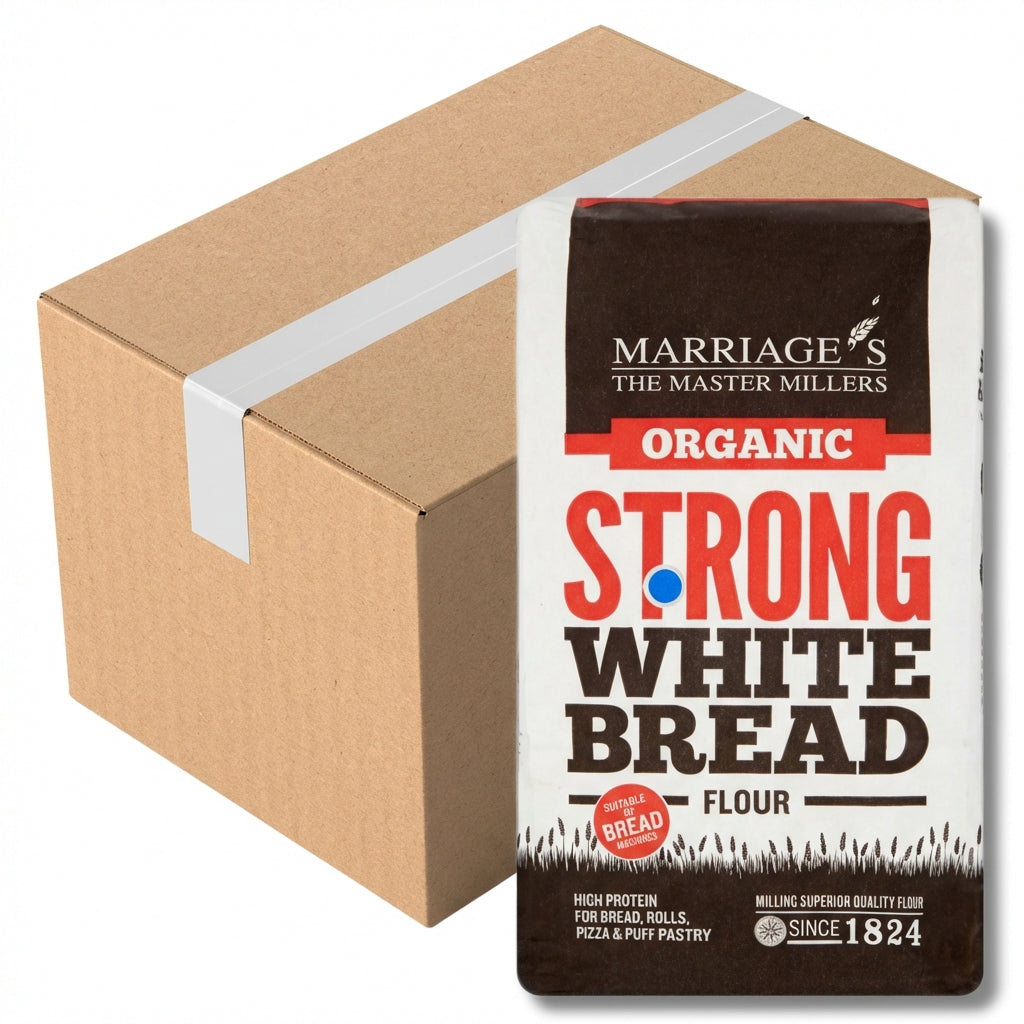 Marriages Millers Organic Strong White 1KG (Case of 6)