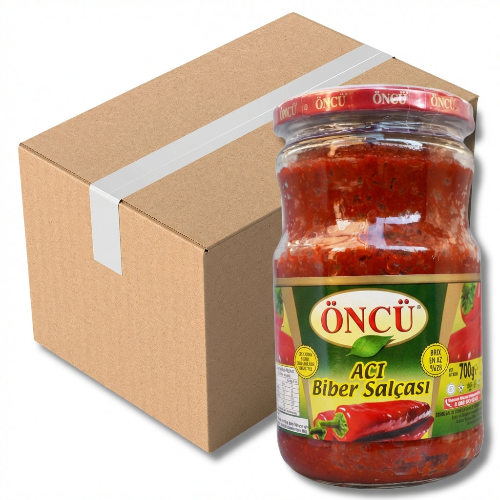 Oncu Hot Pepper Paste 700G (Spicy) (Case of 12)